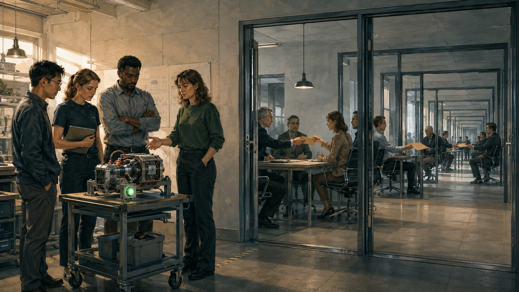 Post-Merger-Integration Organisationsstruktur